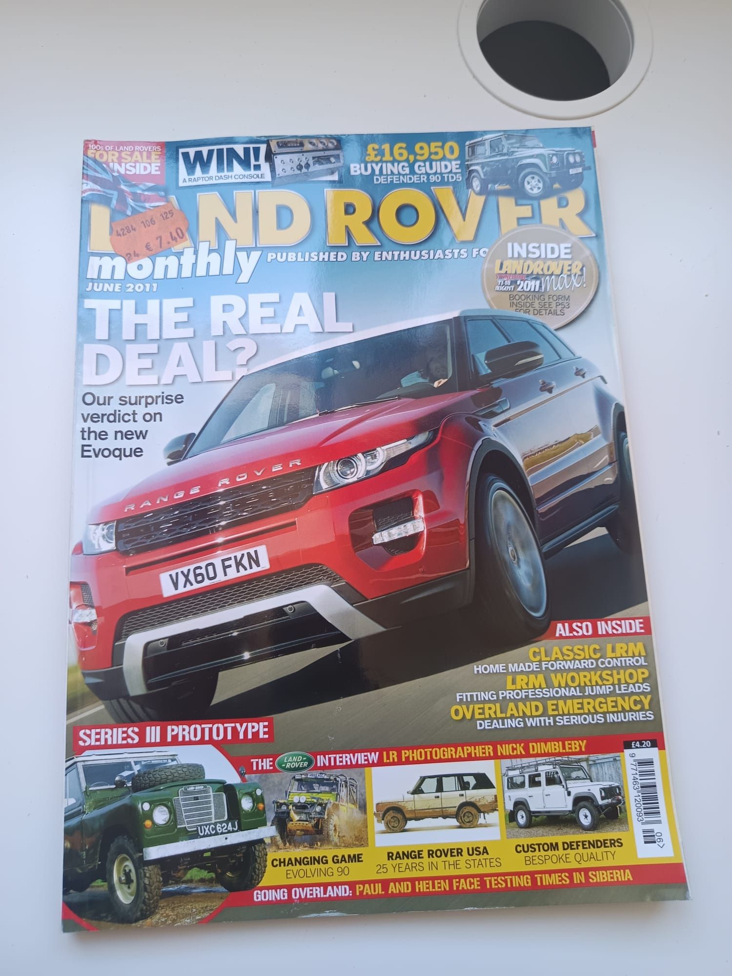 Land rover monthly