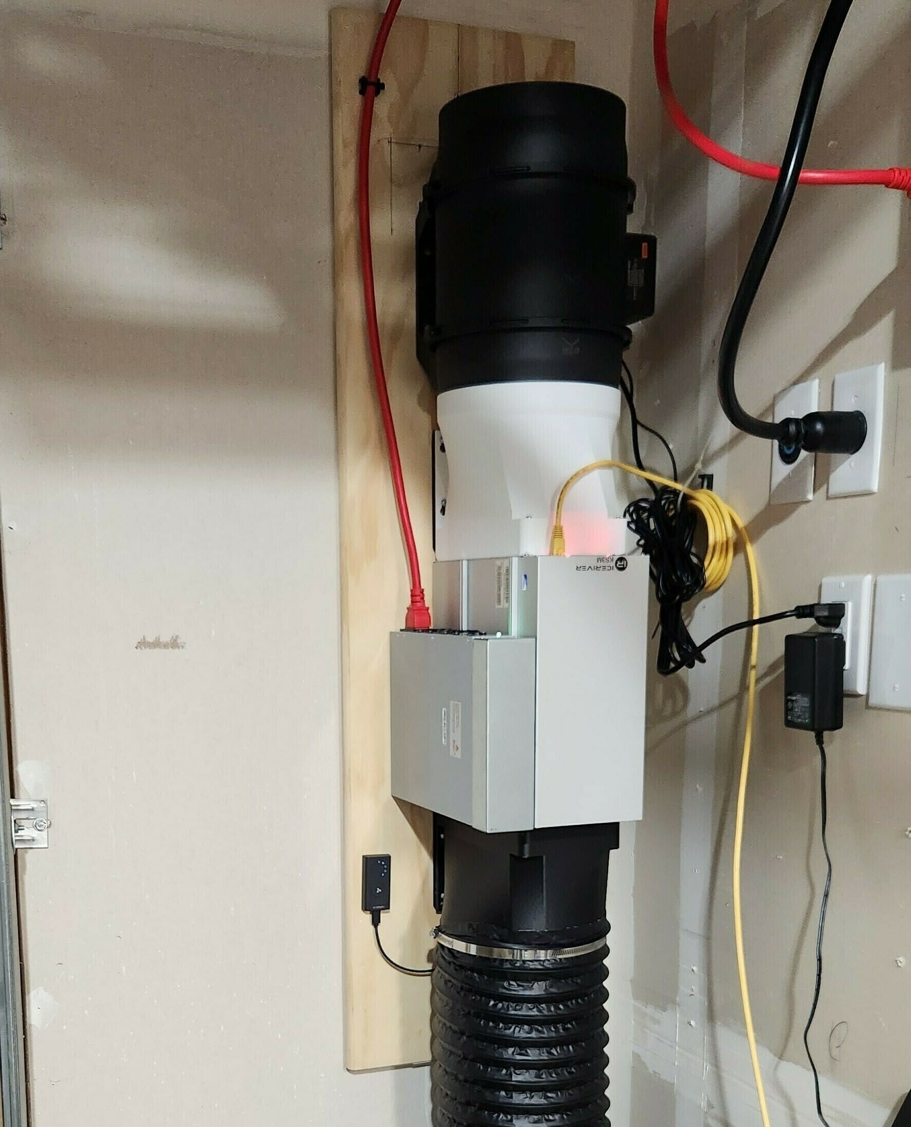 KS3 Antminer 8,3Th/s convertida minerar casa sem barulho