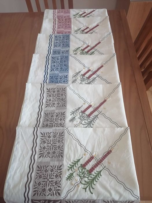 Conjunto de 6 Panos de cozinha Natal 100% algodão