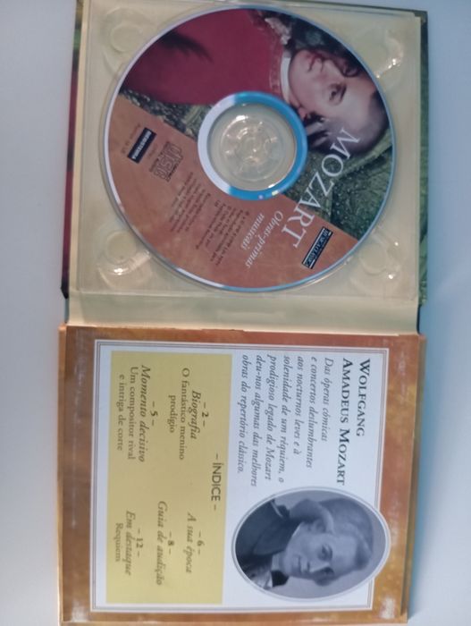 CDs música clássica Mozart e Beethoven