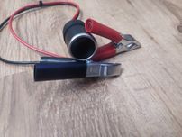 adapter do akumulatora  krokodylki