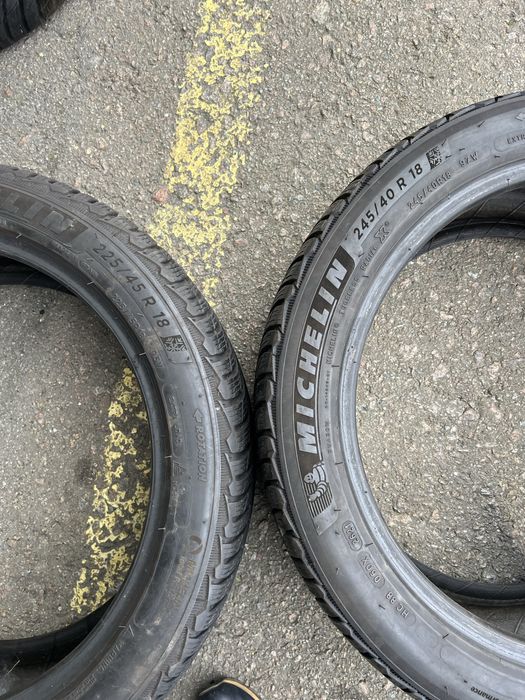Резина зимова 225 45 r18. 245 40 r18 michelin
