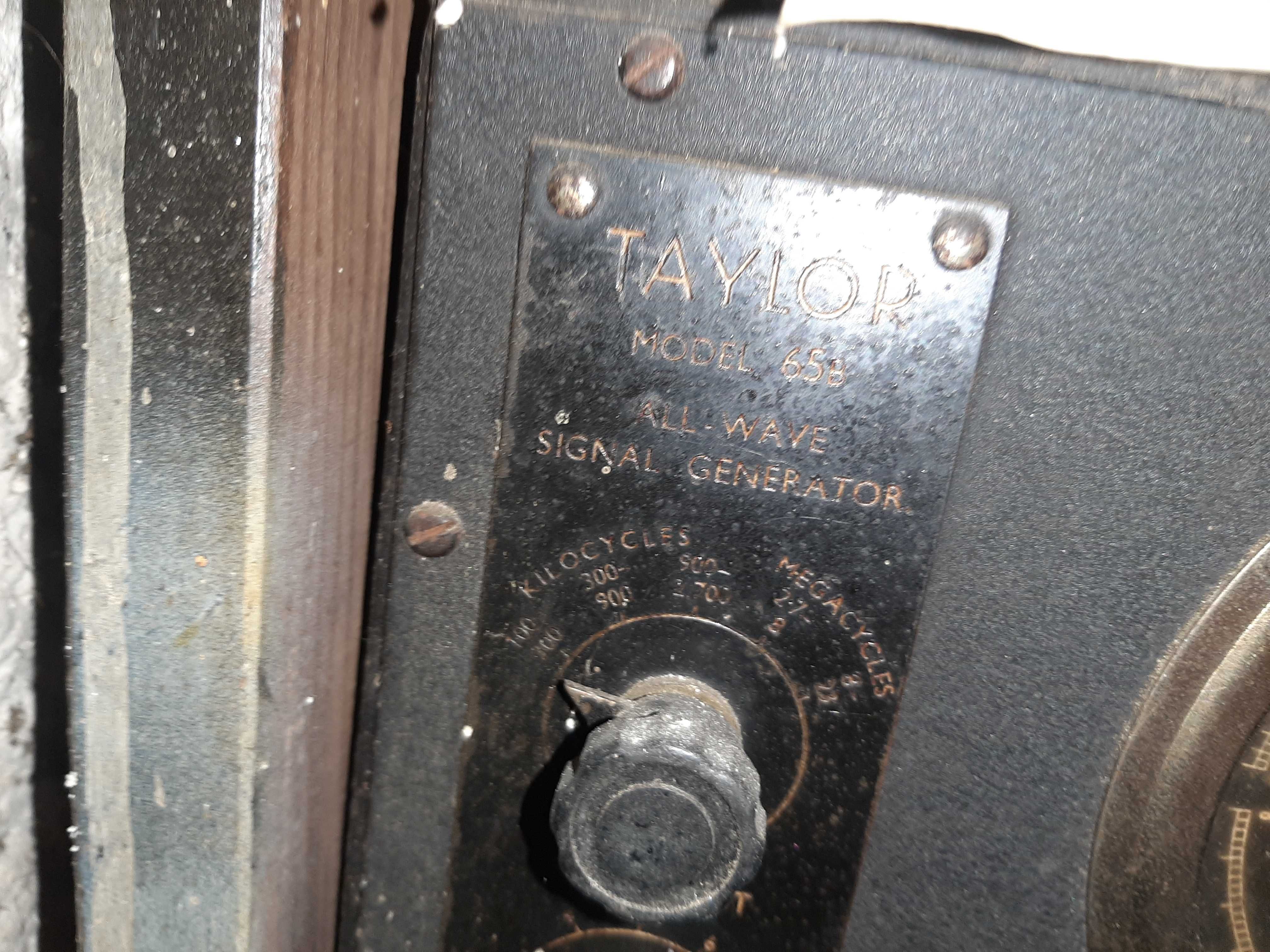 Gerador de sinais radio Taylor model 65 b antigo
