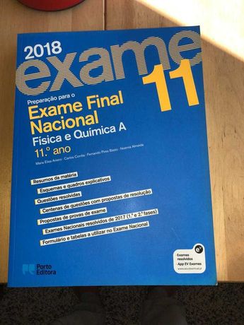 Livro preparação para exames Físico Química 2018
