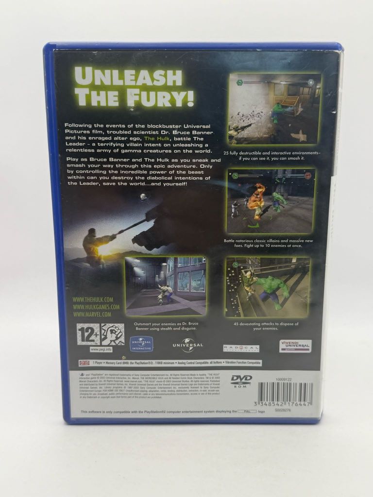 The Hulk 3xA Ps2 nr 6410