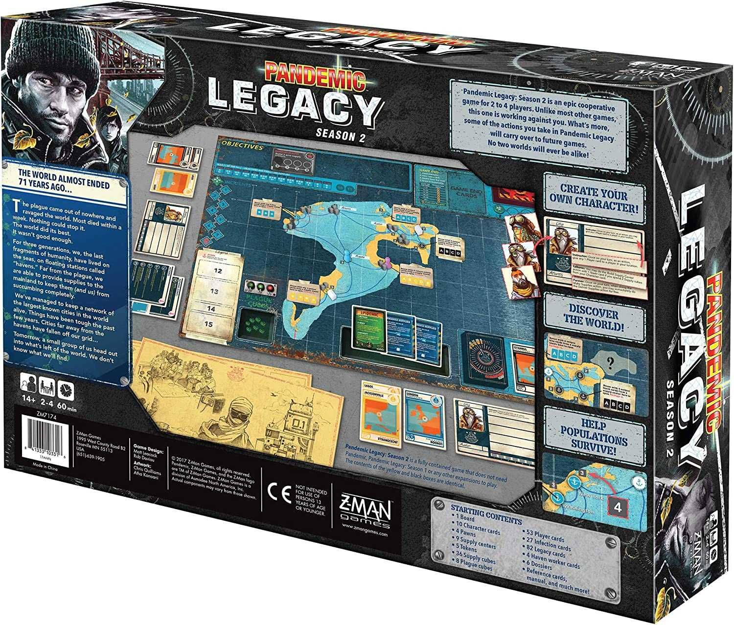 Настільна гра "Pandemic Legacy: Season 2 (Black Box)"