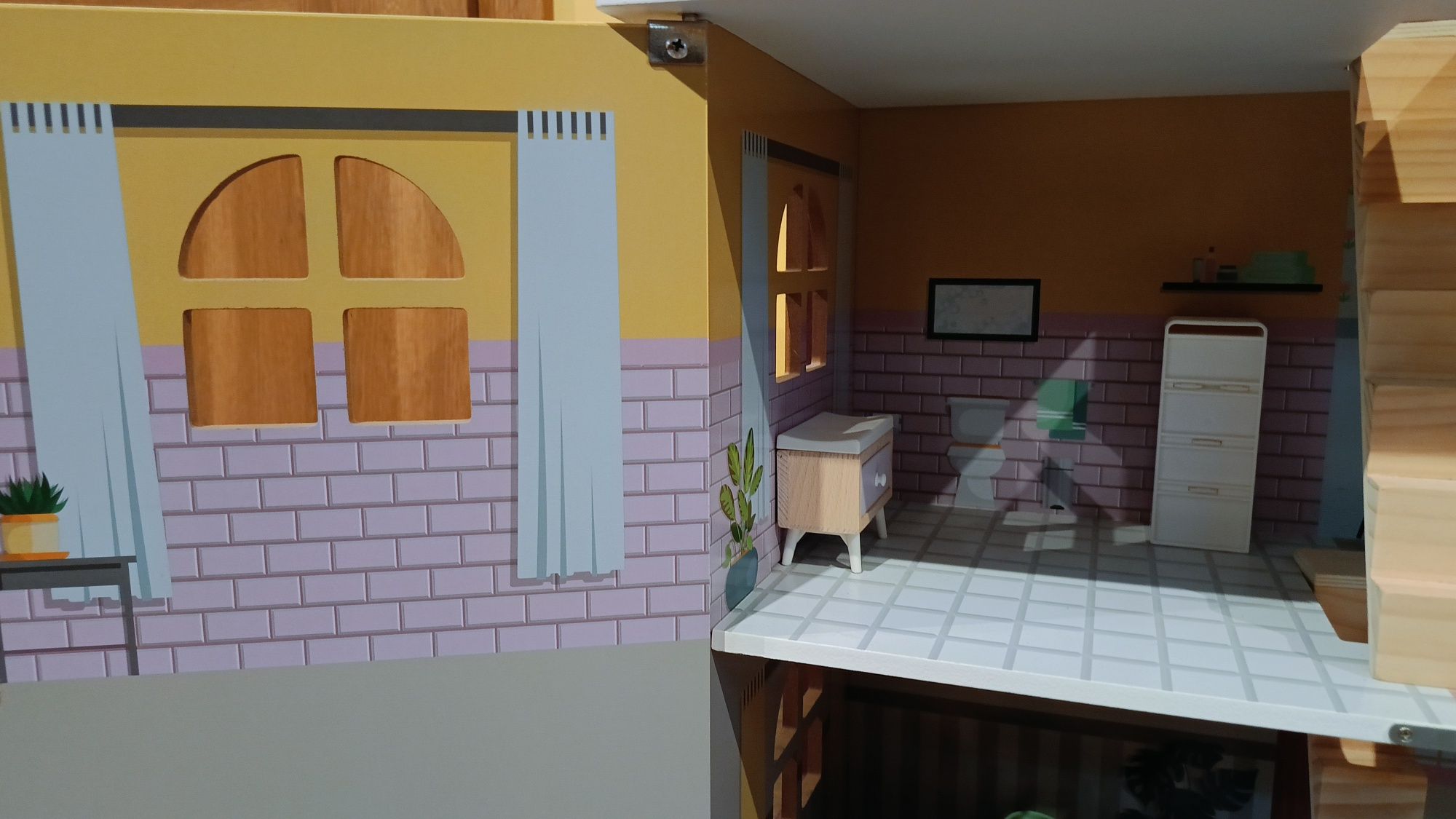 Domek drewniany Playtive dla lalek
