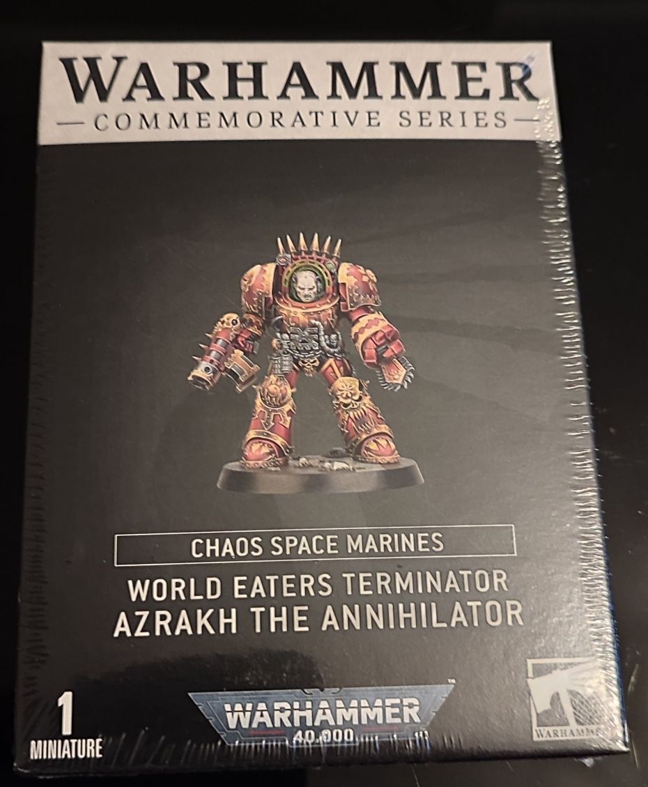 Azrakh the Annihilator Warhammer 40000 World Eaters Terminator folia