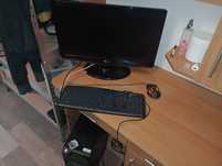 Komputer monitor zestaw pady
