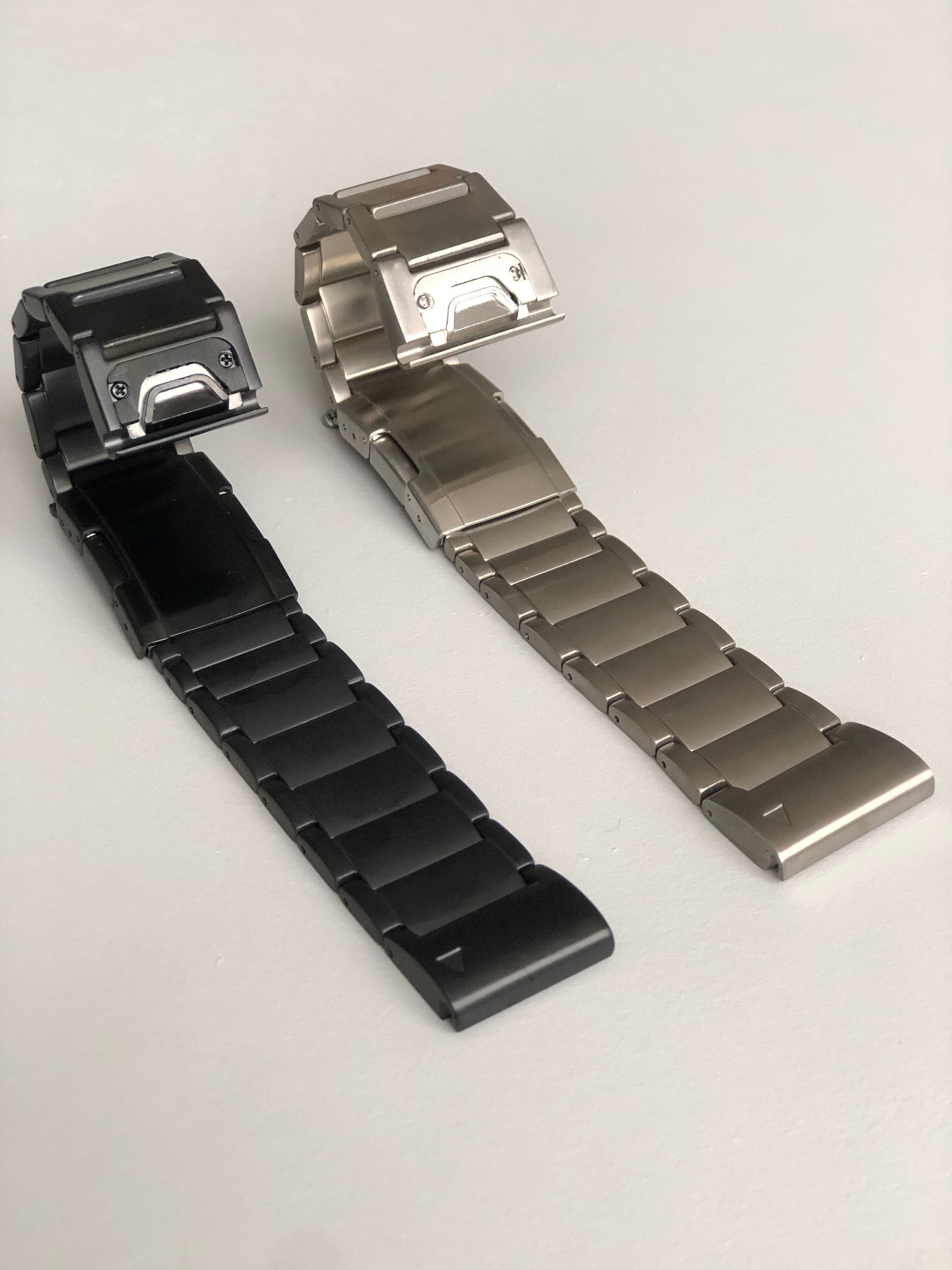 Титановий ремінець на GARMIN QUICK FIT 22 26 мм браслет ремешок ремінь