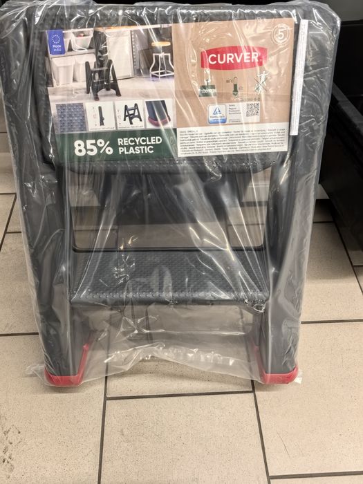 Drabina 2 stopniowa taboret drabinka rozkładana