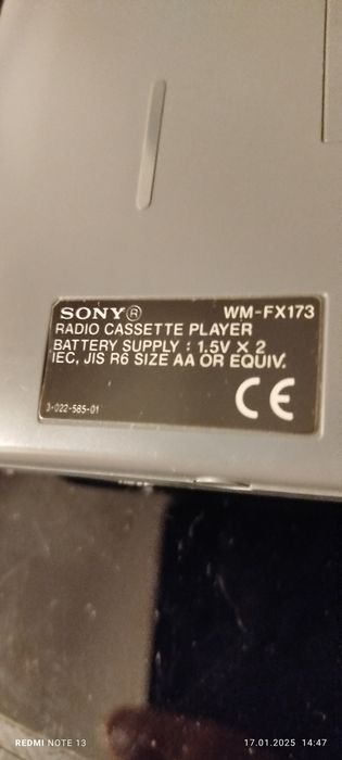 Wolkmen Sony FM-FX 173