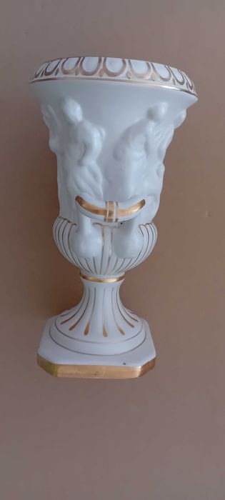 Jarra Faiança Portuguesa Alcobaça OAL marcada na base 23 cm