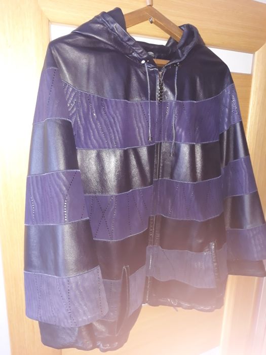 Куртка кожаная женская весна-осеньМ-ка