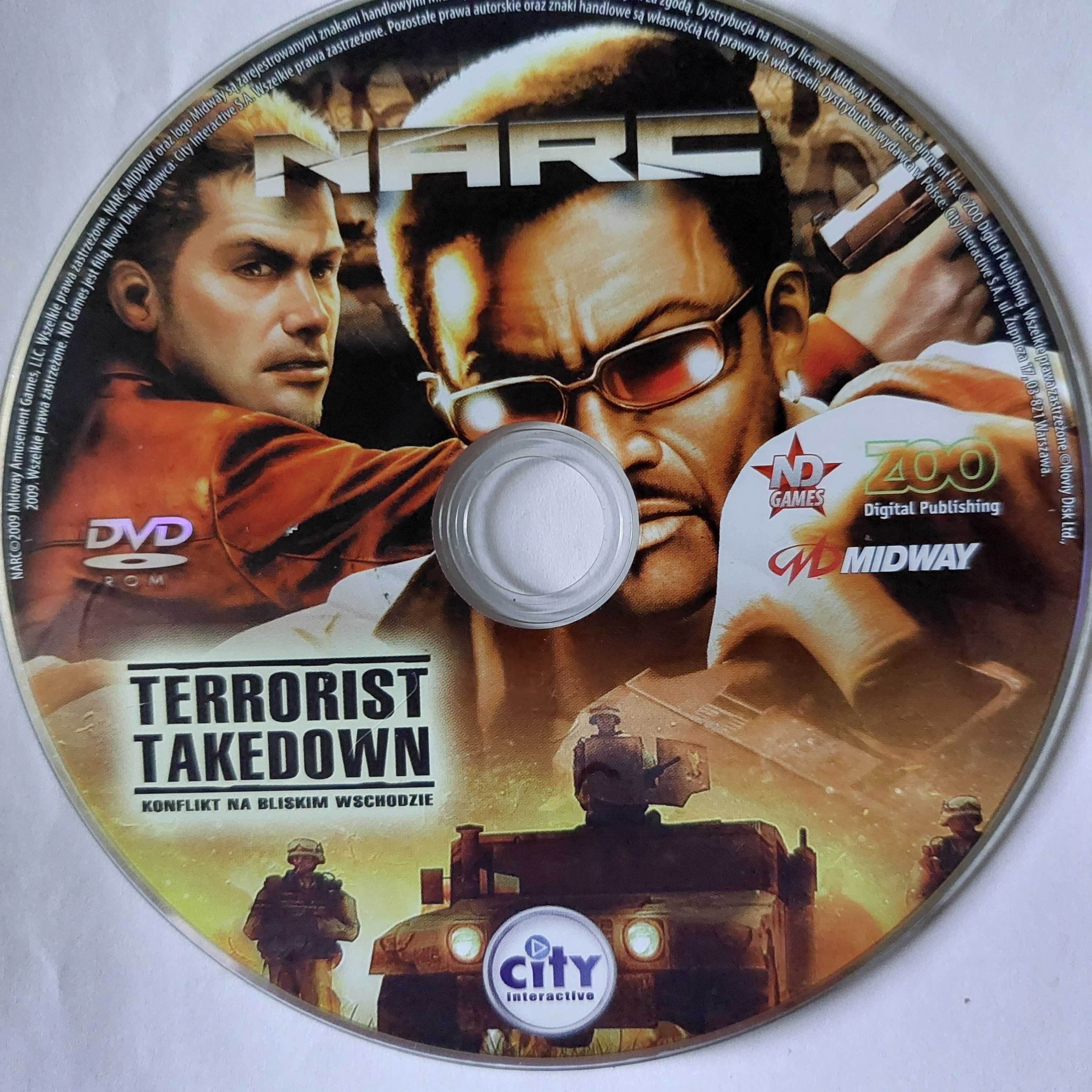 TERRORIST TAKEDOWN + NARC | polskie wydanie | dwie gry akcji na PC