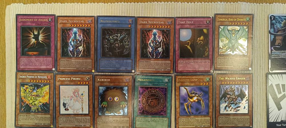 Cartas One piece, Pokemon e YuGiOh