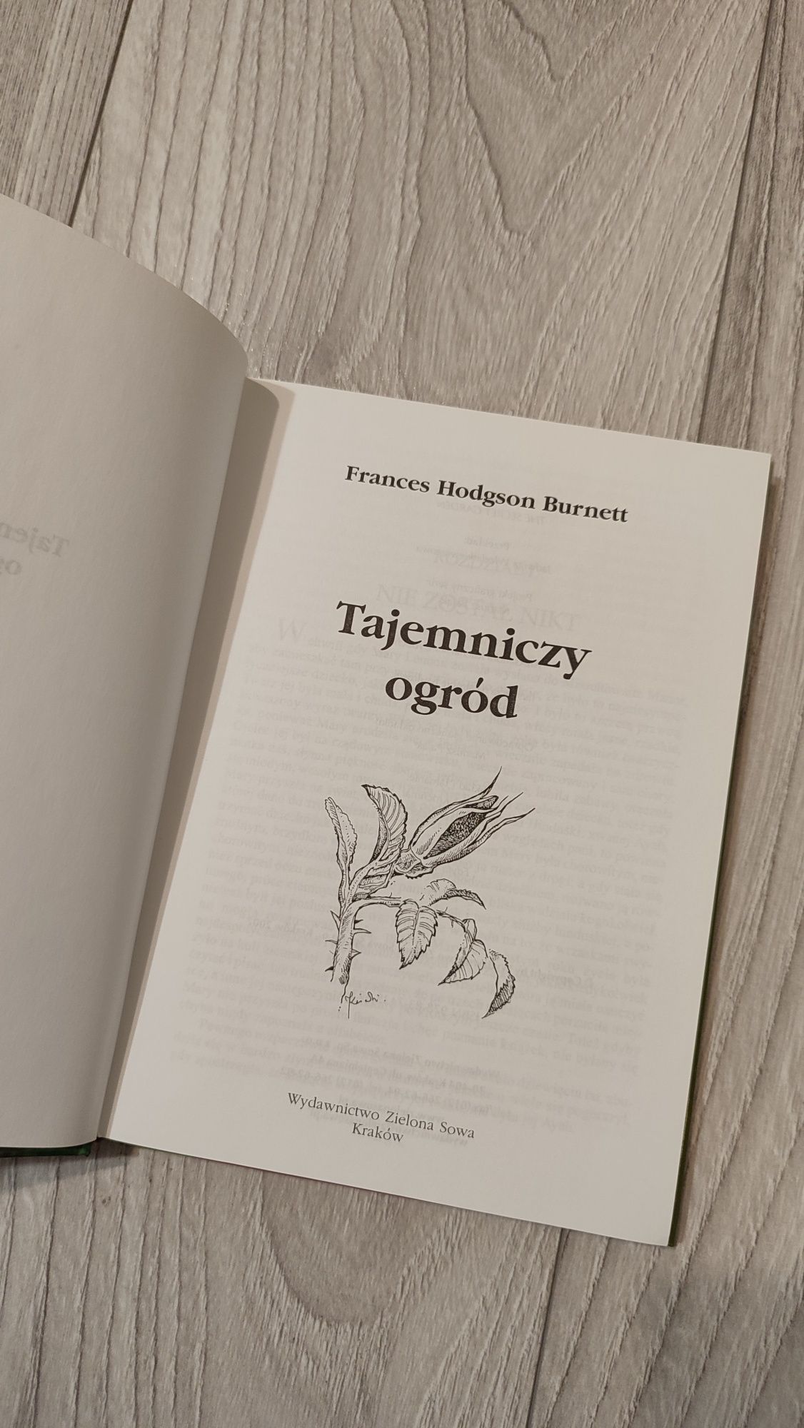 Tajemniczy ogród Frances Hodgson Burnett