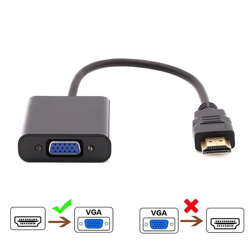 Переходник, конвертер HDMI - VGA