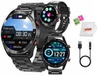 Nowy Smartwatch męski zegarek sportowy rozmowy pl Google Asystent