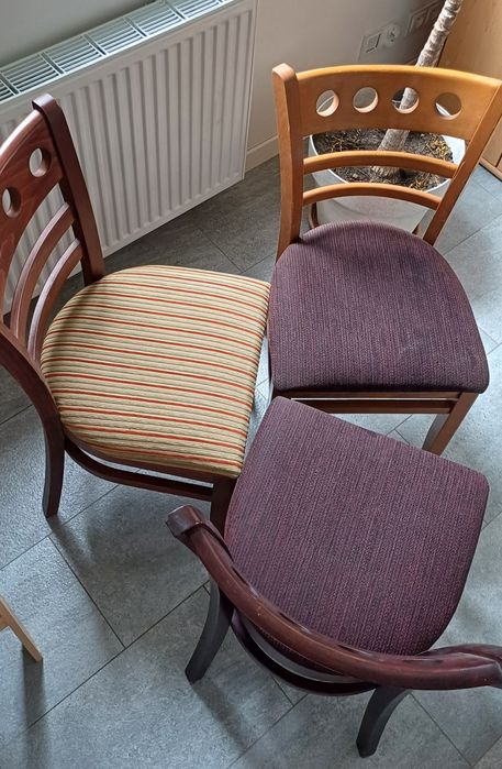 Krzesła drewniane, styl klasyczny, retro