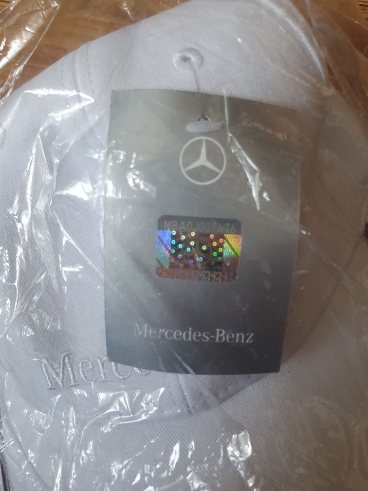 Czapka Mercedes-Benz oryginał vintage biała