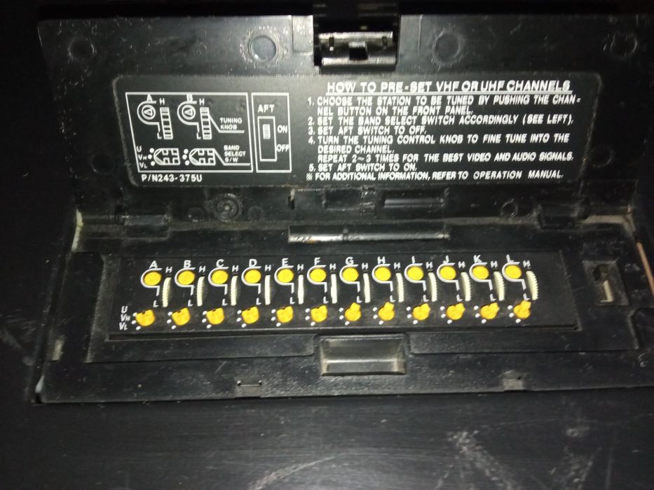 Magnetowid VHS  Sanyo GoldStar ITT Digital - opis.
