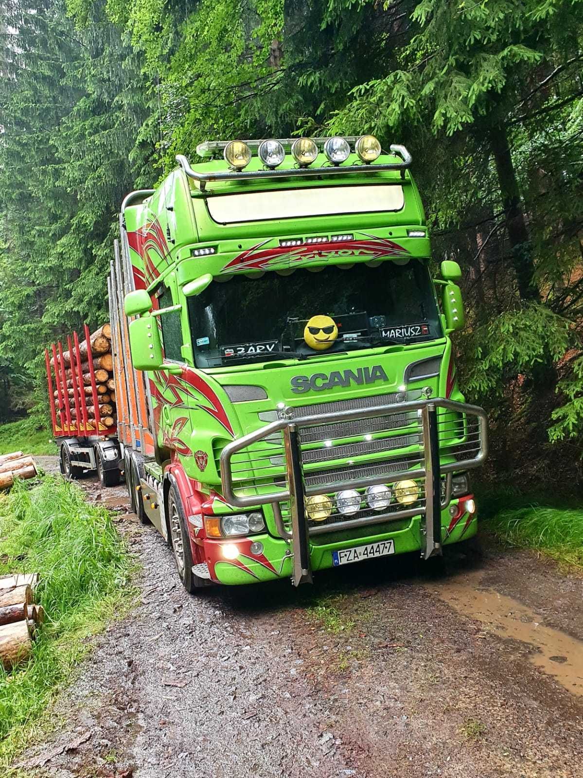 Samochód ciężarowy Scania 2011 r. do drewna