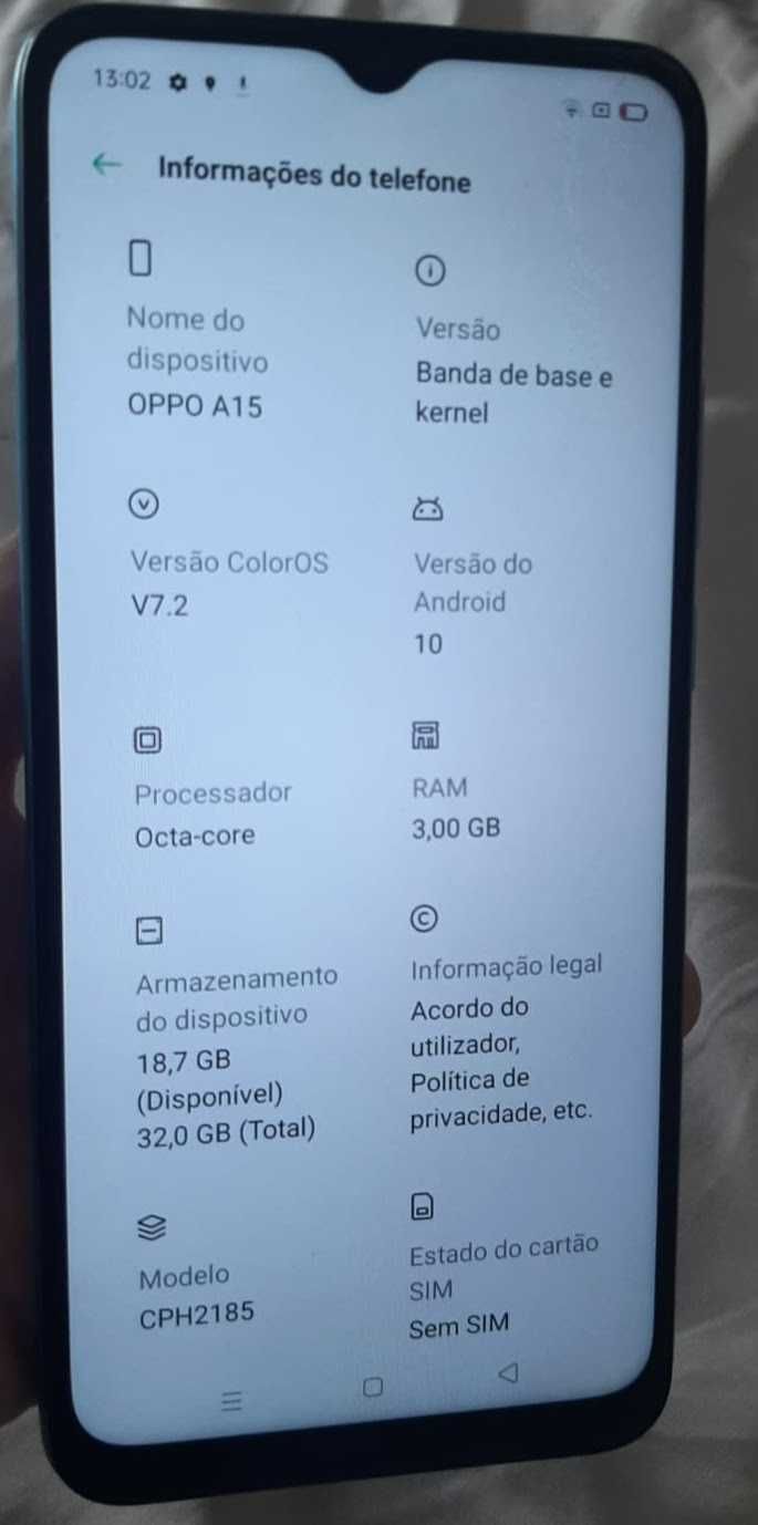 Smartphone OPPO A15