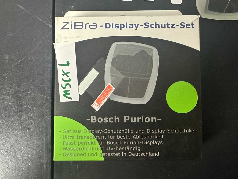 ochronna guma ZIBRA na wyświetlacz e bike Bosch Purion