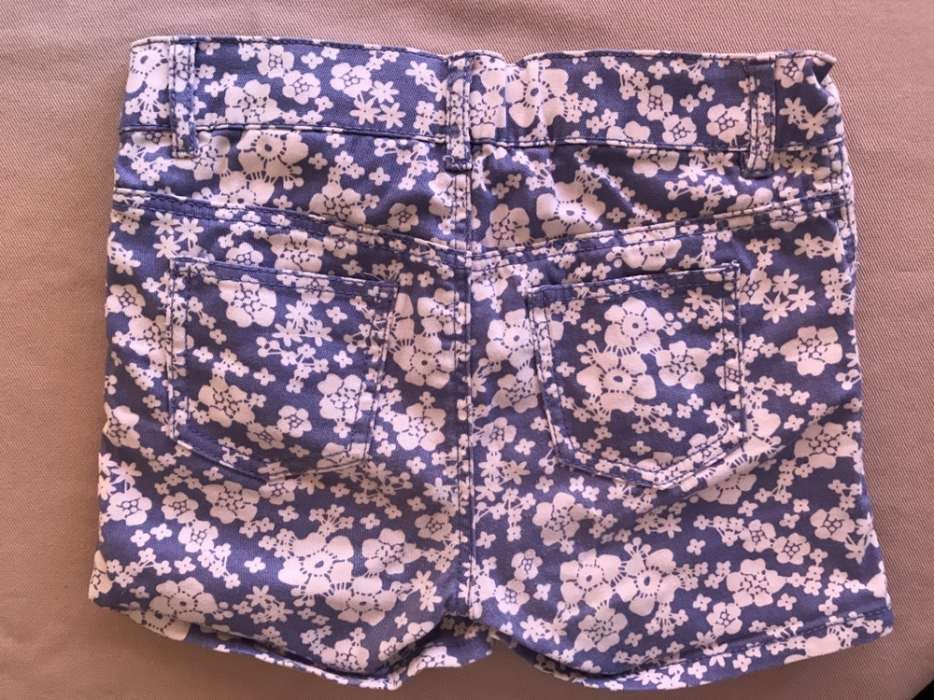 Calções de ganga flores