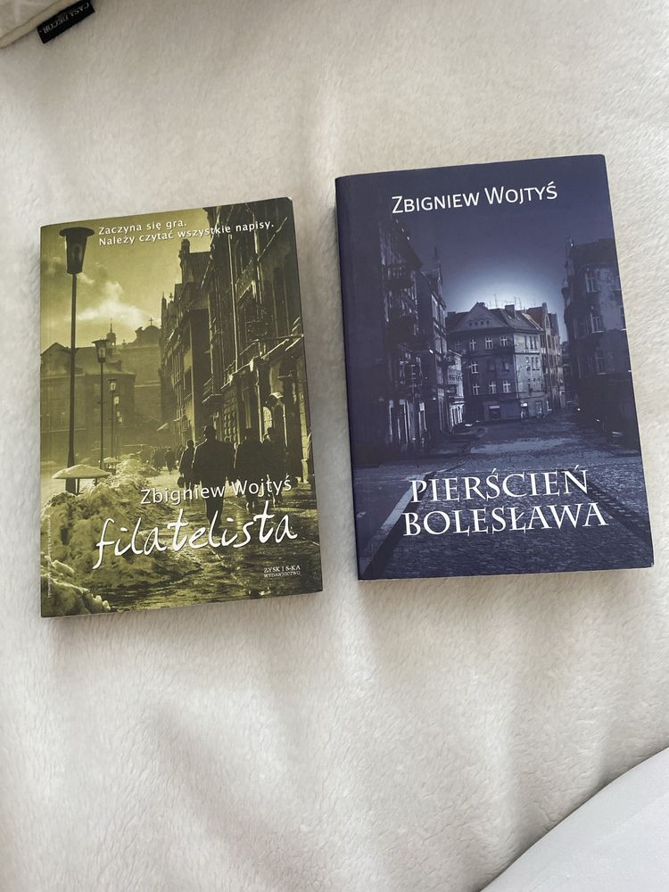 Książki  Pierścień Bolesława i Filatelista  Zbigniew  Wojtyś