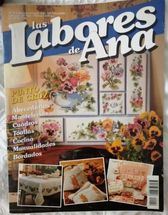 5 Revistas Antigas (1990) "Las Labores de Ana"