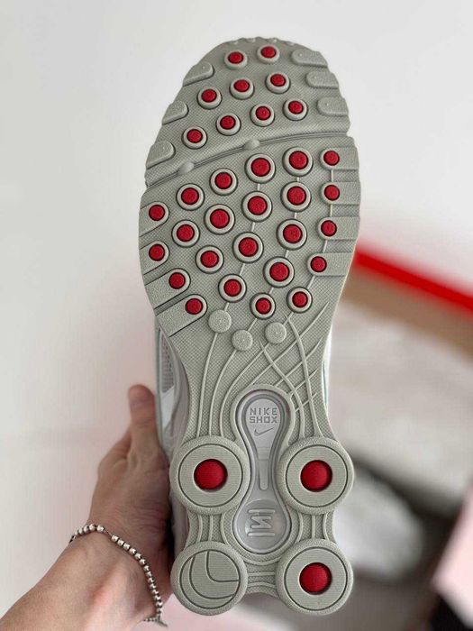 Мужские кроссовки Nike Shox Ride 2 Supreme Gray/White/Red. 40-45