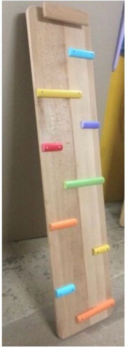 Шведська стінка з розкладним рукоходом