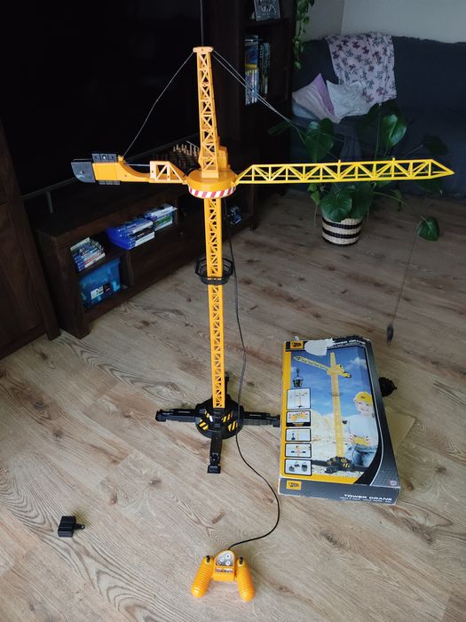 Dźwig, żuraw budowlany. Wysoki 120 cm. JCB