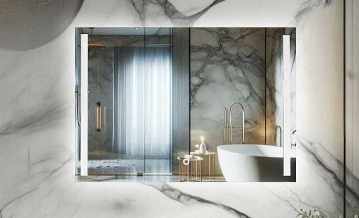Lustro łazienkowe LED 50x70 z włącznikiem