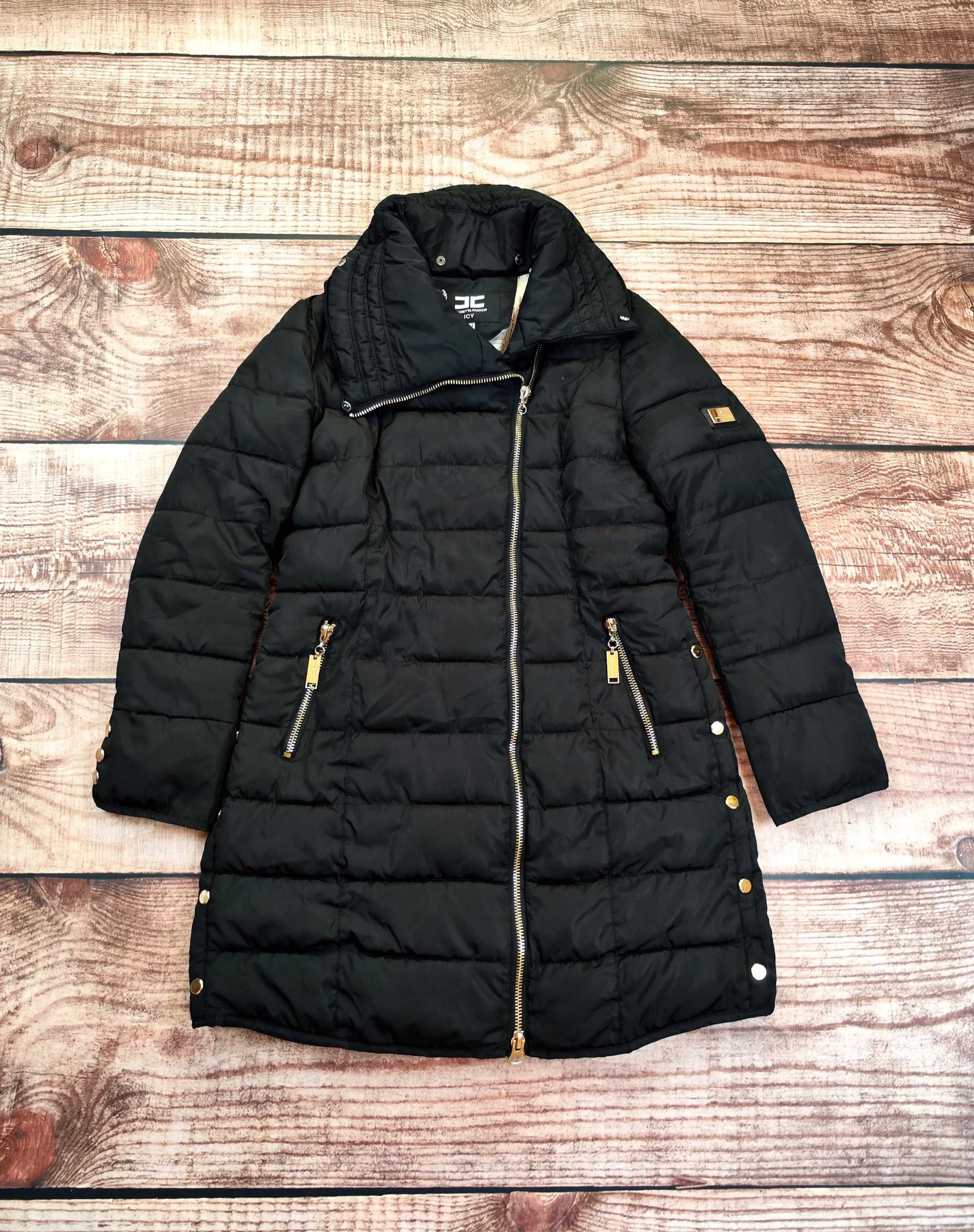 Kurtka zimowa Elisabetta Franchi Icy Jacket puchowa parka r. L/XL