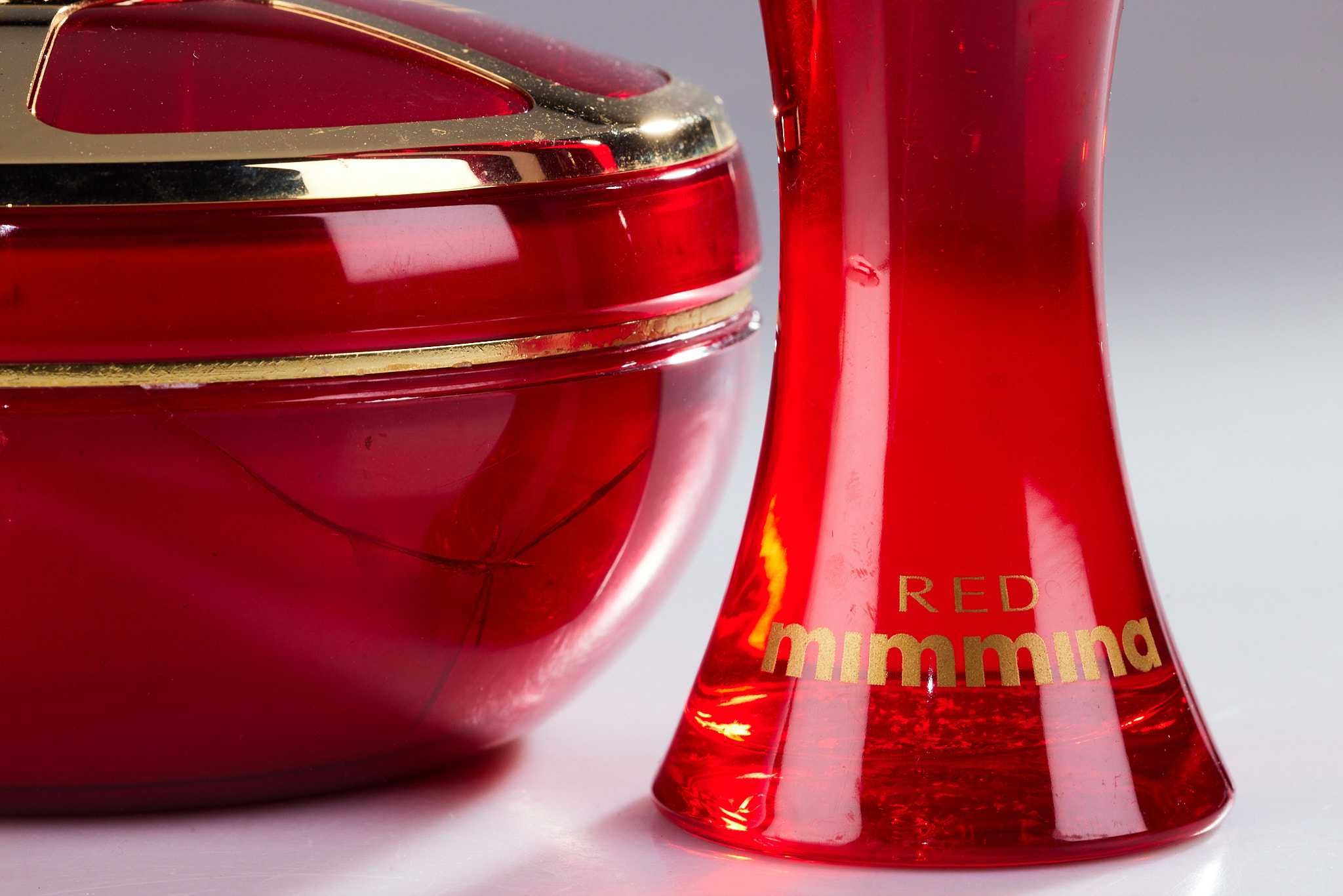 Mimmina Red perfumy pudełka po perfumach kolekcjonerskie