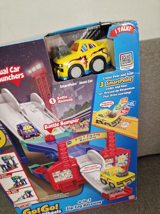 Набір vtech smart wheels zig-zag raceway трек гоночна траса Вітеч