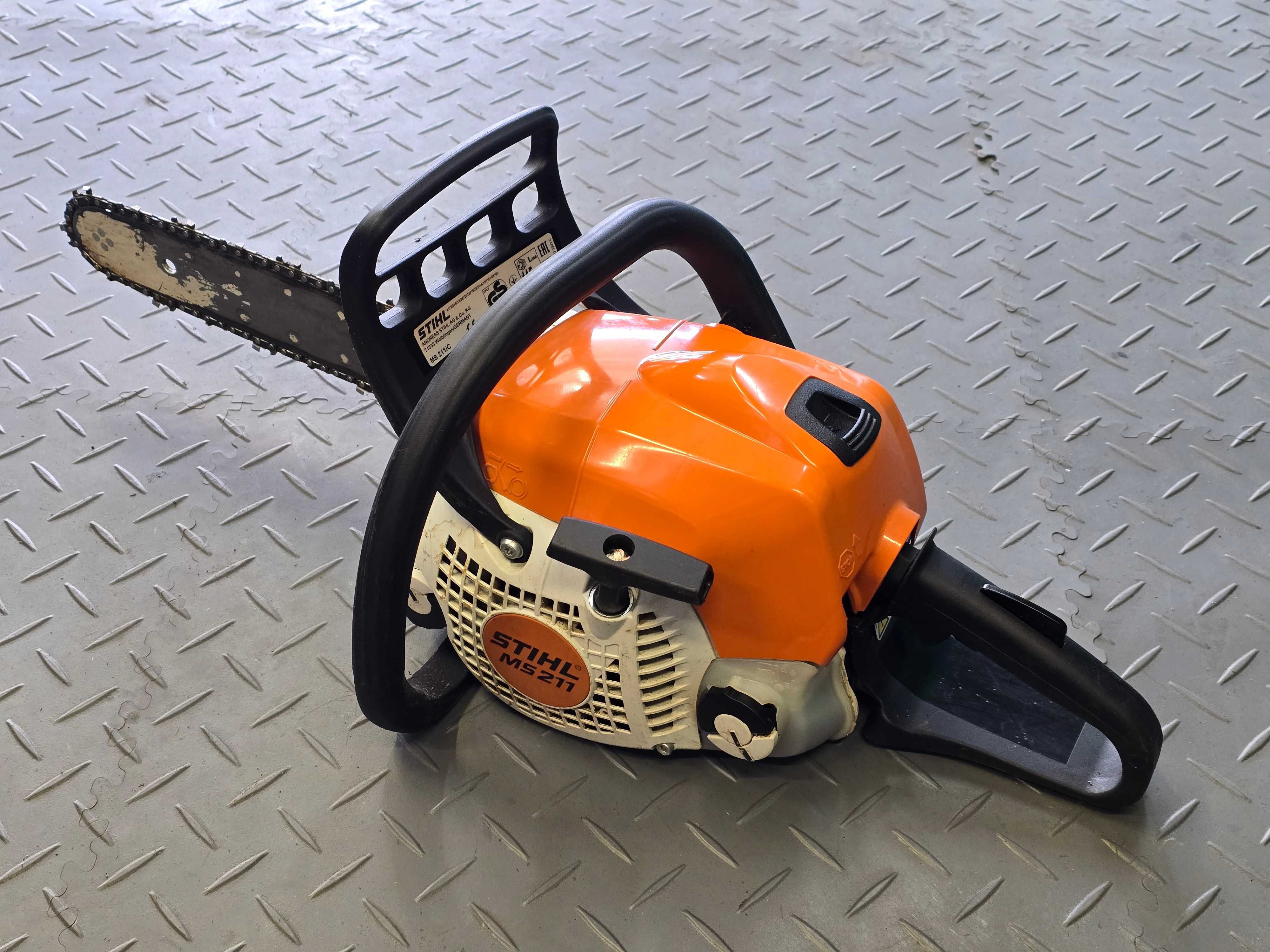 Piła spalinowa STIHL MS 211  uszkodzona