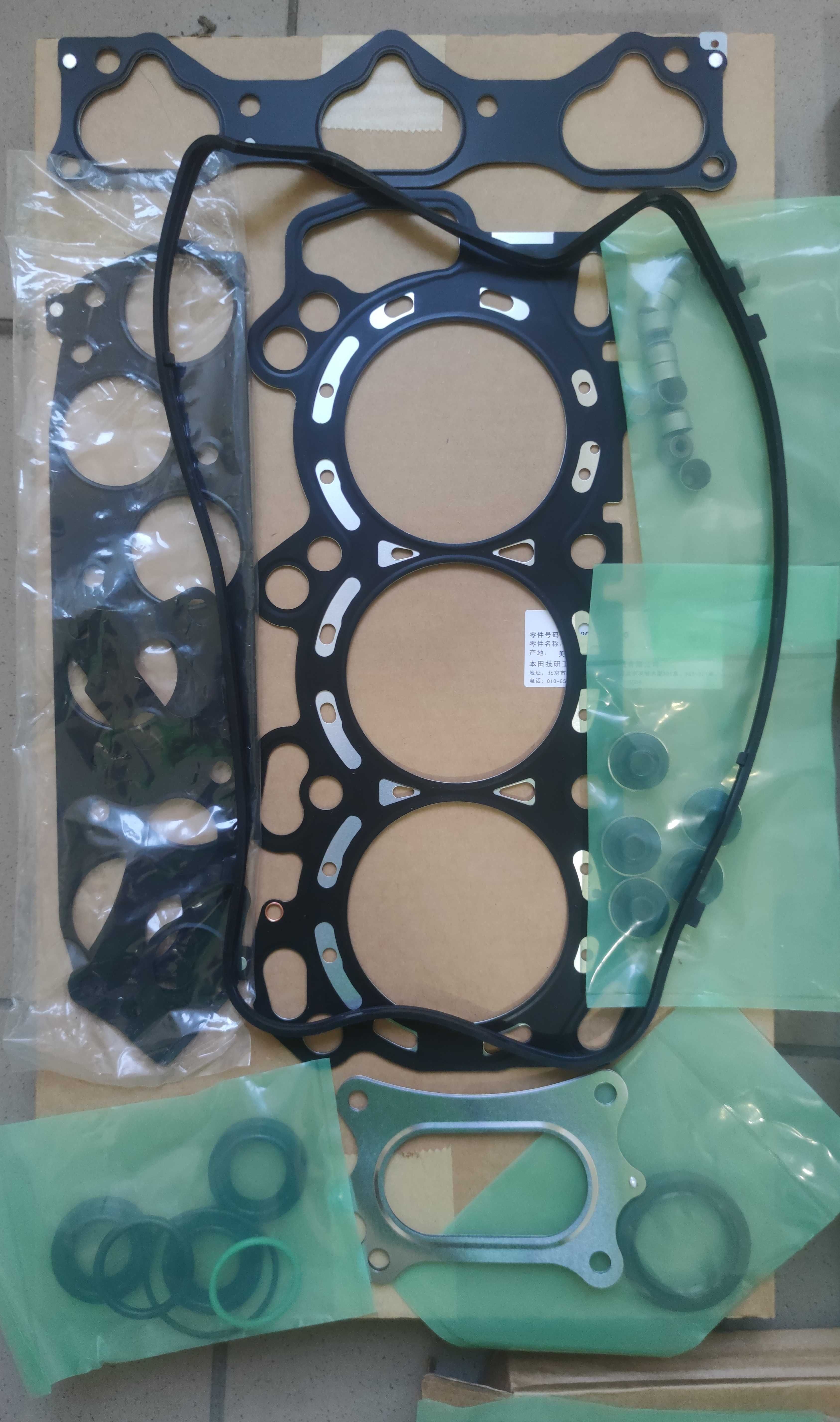 Комплект прокладок двигателя J37A, Acura MDX 2006-2013, объем 3,7