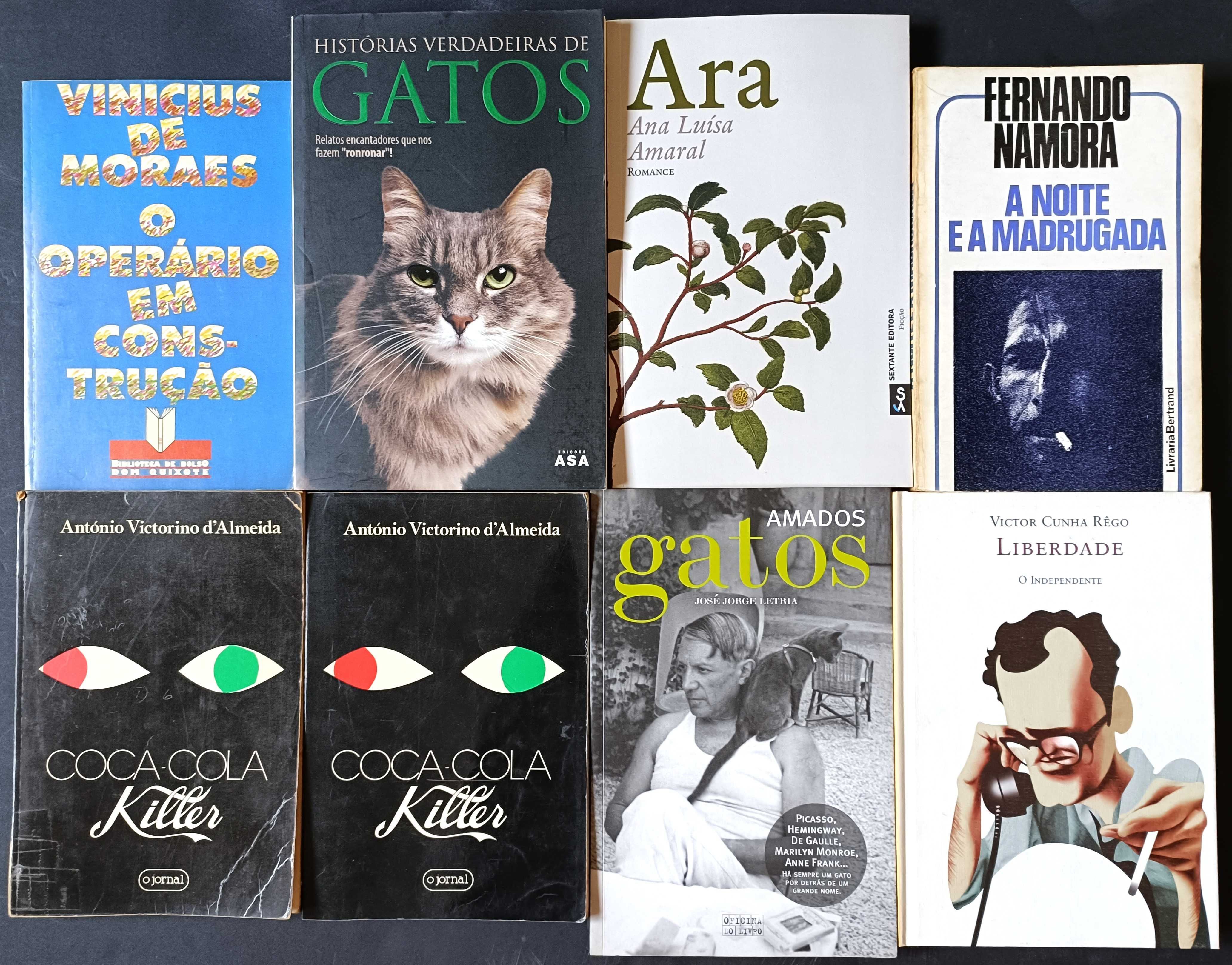 38 livros, literatura nacional-internacional. Primeiras Edições. 190€.