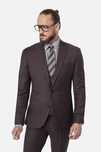 Garnitur  Recman Evista brązowy / slim fit / wzrost 185-190cm