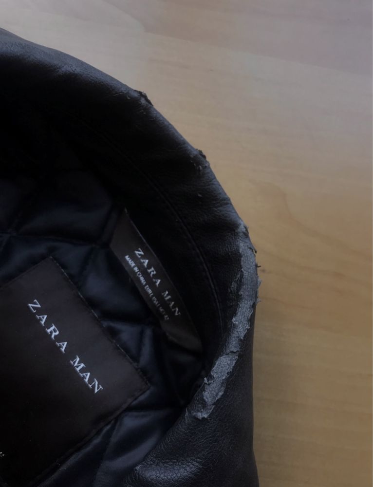 Шкіряна куртка косуха Zara розмір М