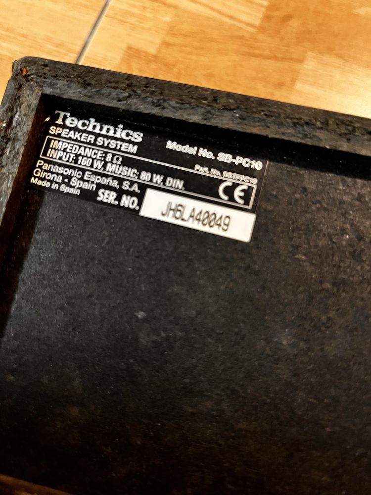Technics sprzęt audio zestaw