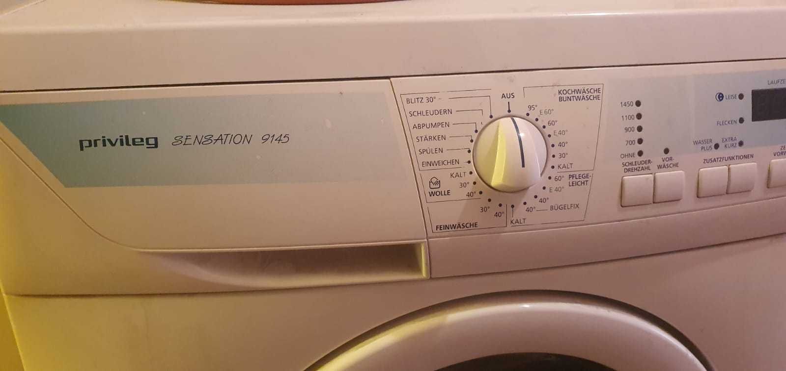 Pralka Privileg Sensation 9145 używana jak nowa na chodzie sprawna