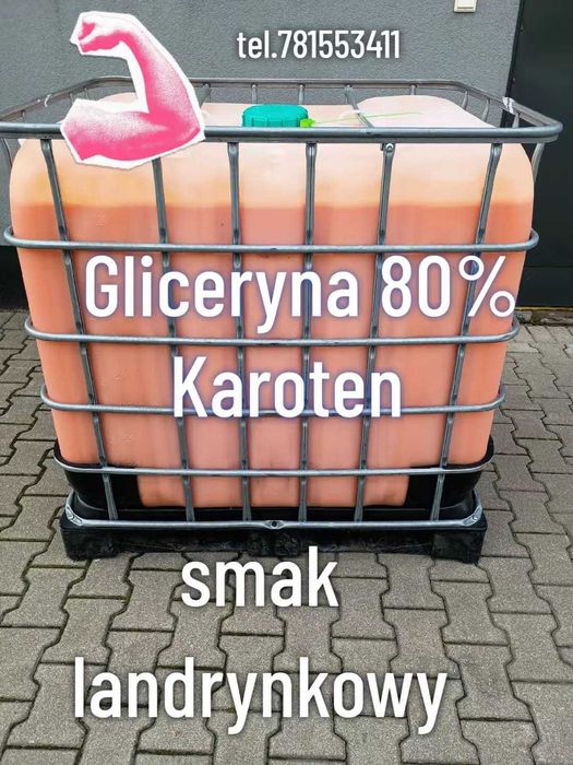 Gliceryna 80% Beta-karoten Robot udojowy Bydło