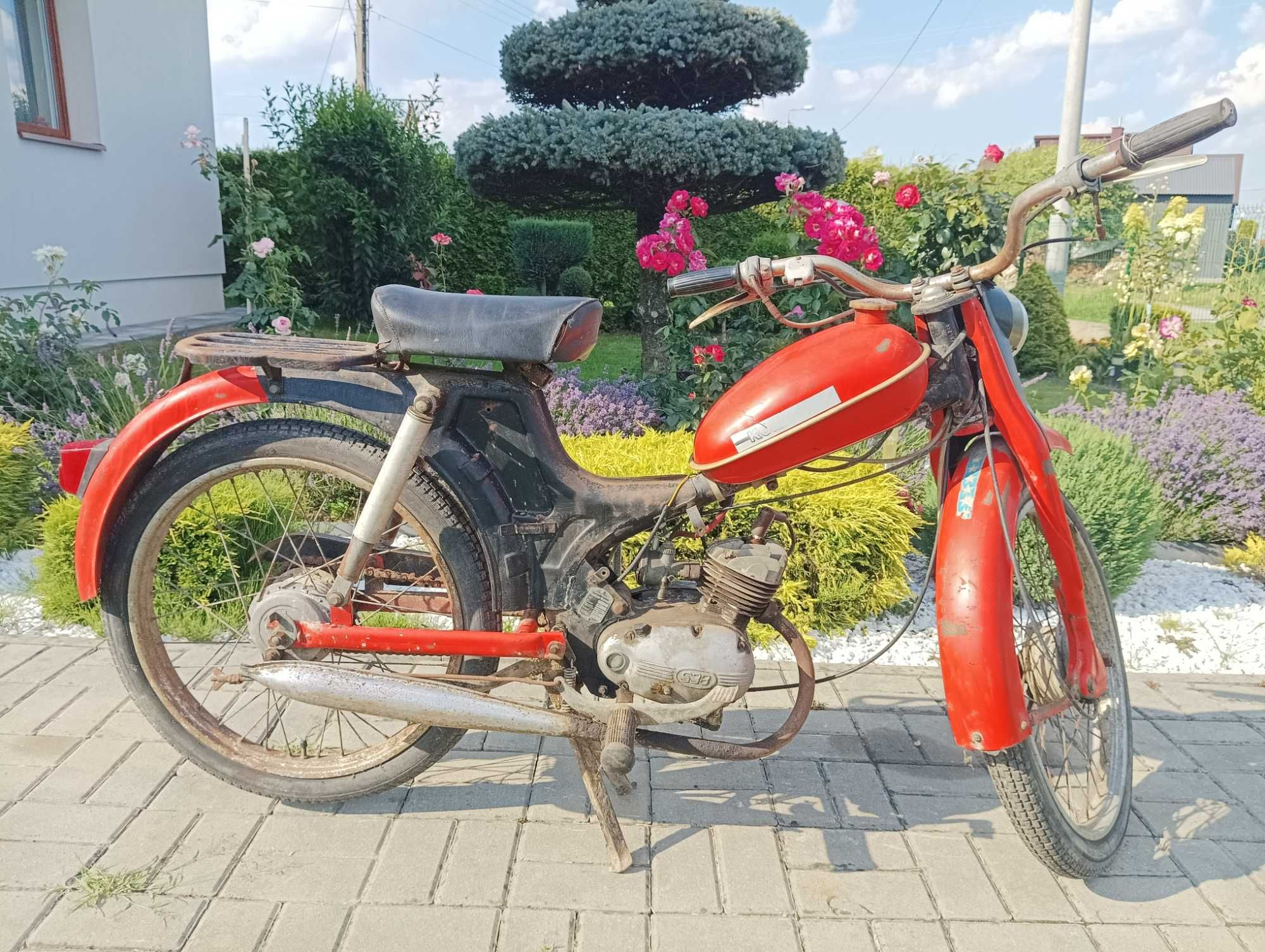 Silnik S-38 - 003< 248757 - Komar, Żak - biegi w ręce.