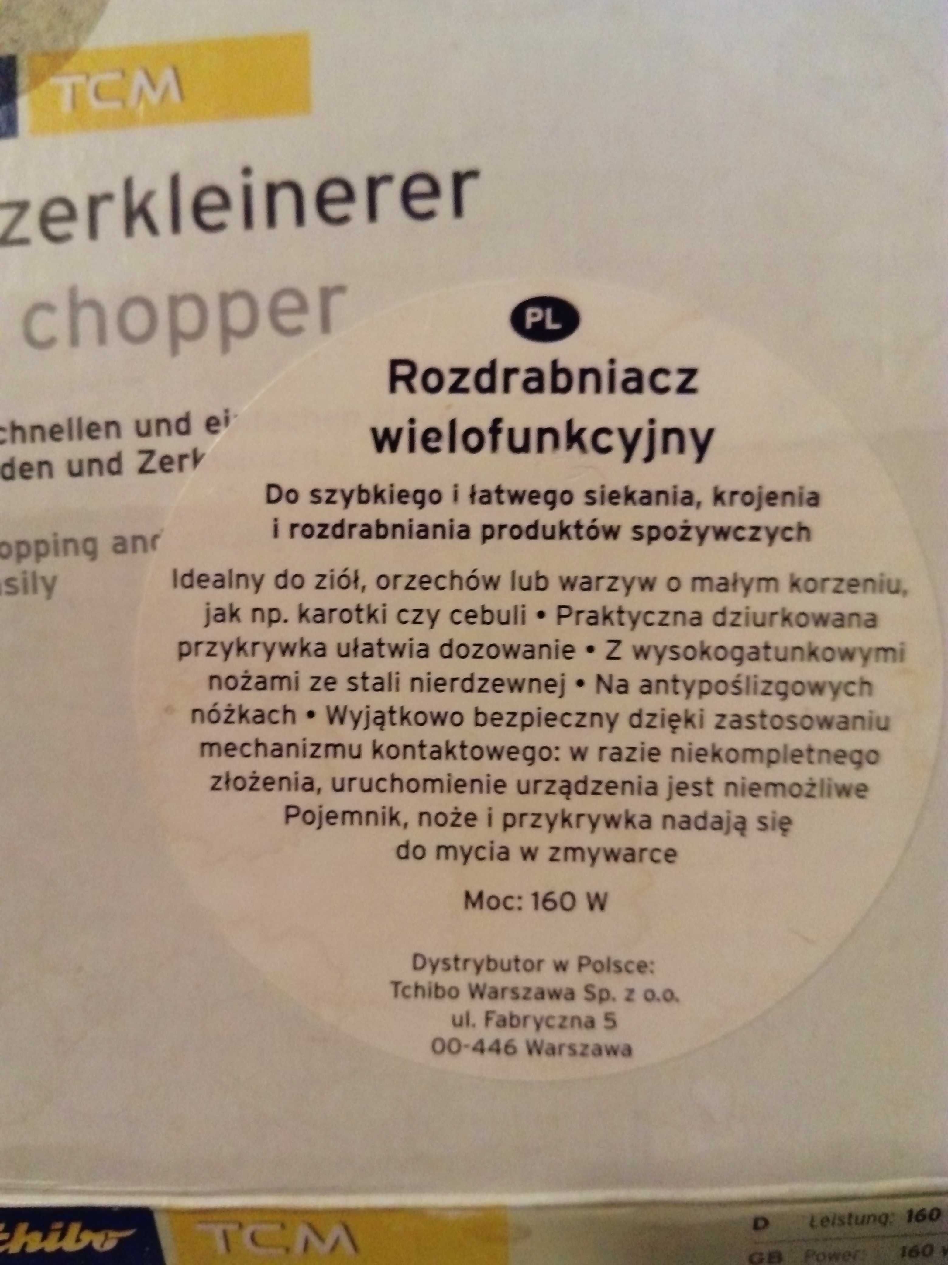 Rozdrabniacz wielofunkcyjny firmy Tchibo- 2 szt