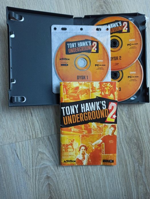 Gra PC Tony Hawk's Underground 2 PL stara komputerowa retro